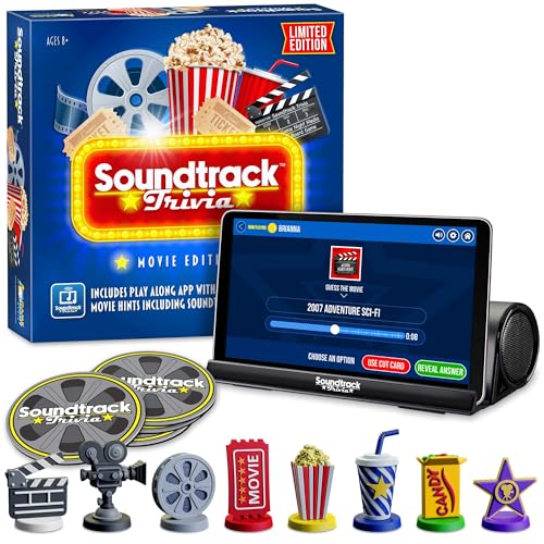 Soundtrack Trivia Bluetooth Speaker Movie Music Board Game