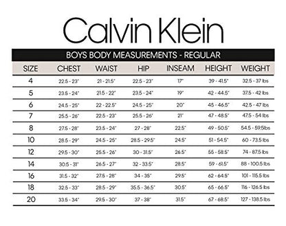 Calvin Klein Boys' Long Sleeve Sateen Dress Shirt, Button-down Style With Buttoned Cuffs & Shirttail Hem, White, 8