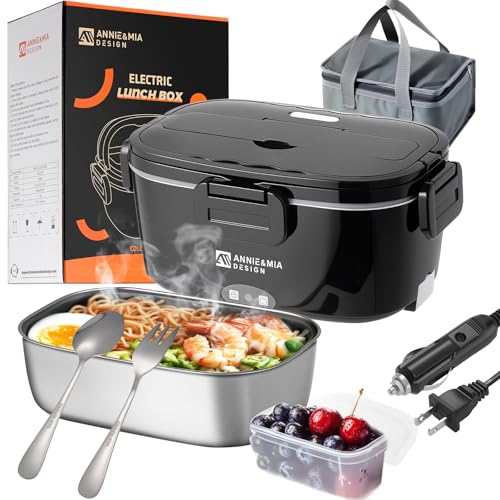 50-Ounce Electric Heated Lunch Box Food Warmer