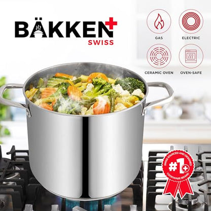 Bakken-Swiss 16-Quart Stainless Steel Stockpot