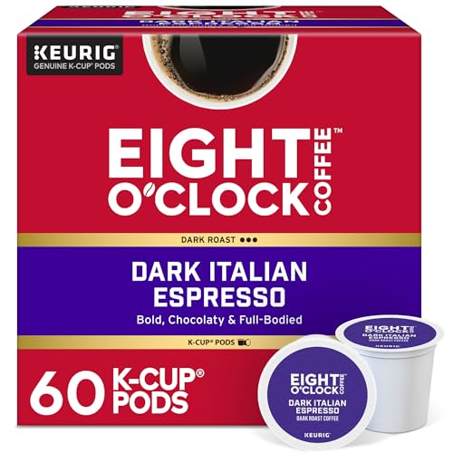 60 Count Eight O'Clock Coffee Dark Roast K-Cups