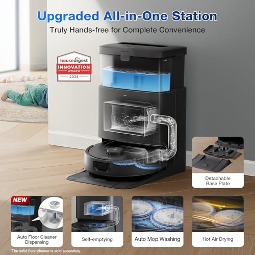 ECOVACS Robot Vacuum and Mop with Self-Emptying