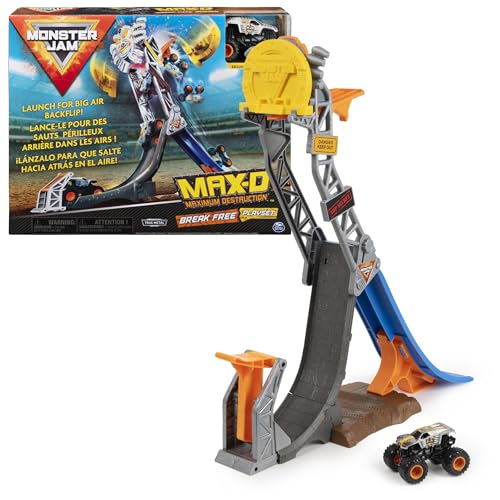 Monster Jam Max-D Break Free Playset with Truck