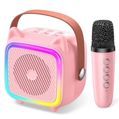 Kids Mini Karaoke Machine with Wireless Microphone