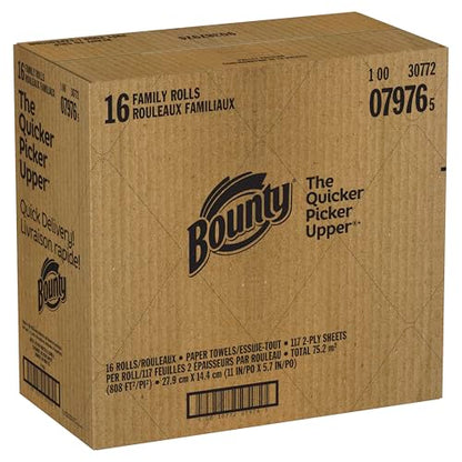 16 Family Rolls Bounty Paper Towels