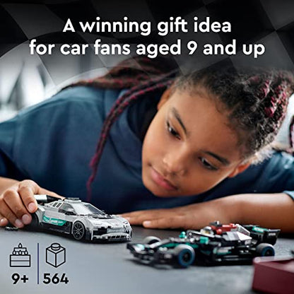 LEGO Speed Champions Mercedes-AMG F1 W12 E, Performance & Project One Toy Car Set, Mercedes Model Car Building Kit, Collectible Race Car Toy, Great Car Gift for Kids and Teens, 76909