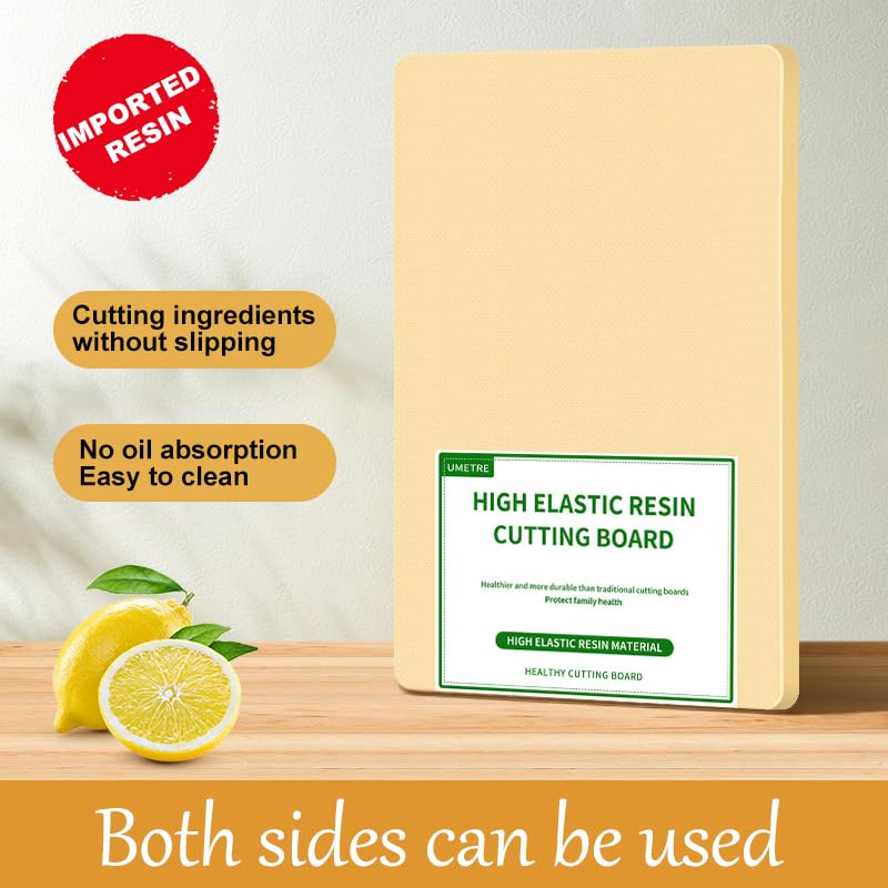 2-Piece Thick Cutting Board Set with Anti-Slip