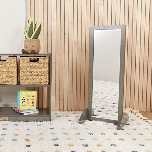 ECR4Kids Toddler Bi-Directional Mirror - Grey Wash