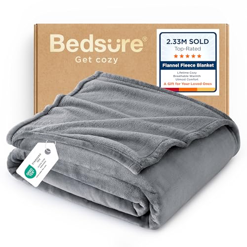 Bedsure Lightweight Fleece Throw Blanket