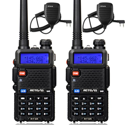 2 Pack Long Range Walkie Talkies Dual Band