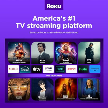 Roku 55-Inch 4K QLED Smart TV with Voice Remote