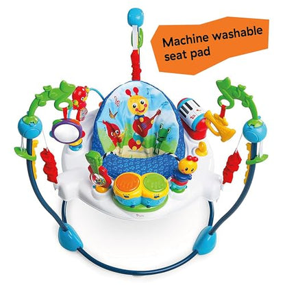 Baby Einstein Neighborhood Symphony Activity Jumper Infant Entertainer with Lights and Melodies, Age 6 months +, Max weight 25 lbs., Unisex