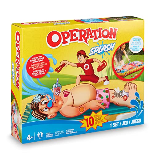 Hasbro Operation Splash Water Drenching Yard Game