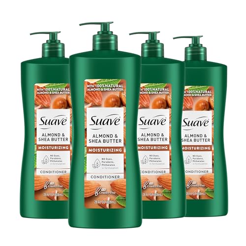 4 Pack Suave Almond Shea Butter Moisturizing Conditioner