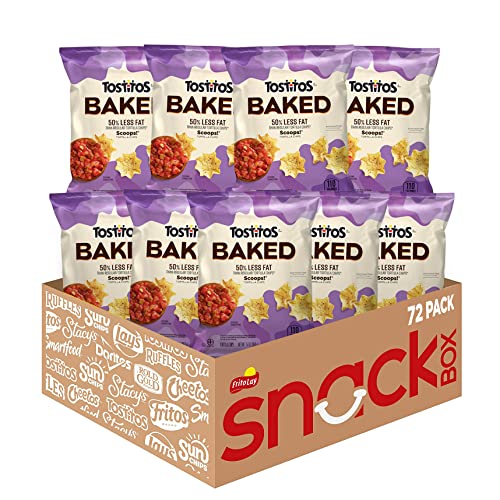 72 Pack Tostitos Oven Baked Scoops Tortilla Chips