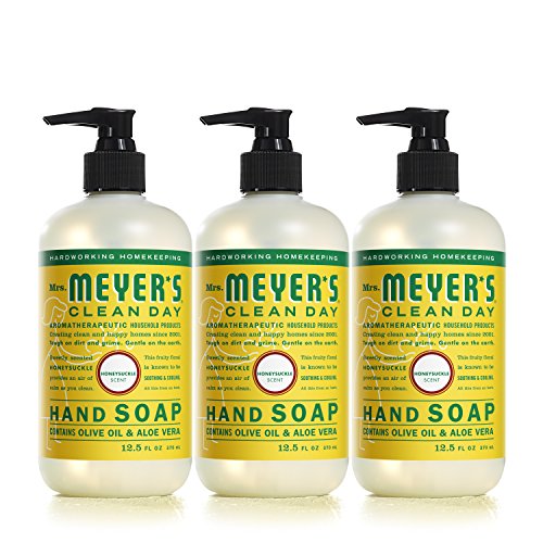 3 Pack Mrs. Meyer’s Honeysuckle Liquid Hand Soap