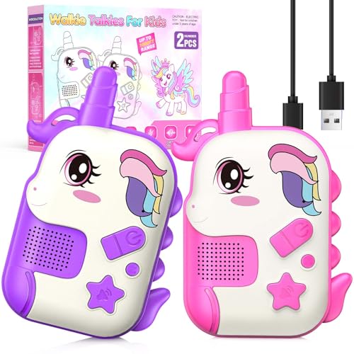 2 Pack Walkie Talkie Toys for Kids Girls