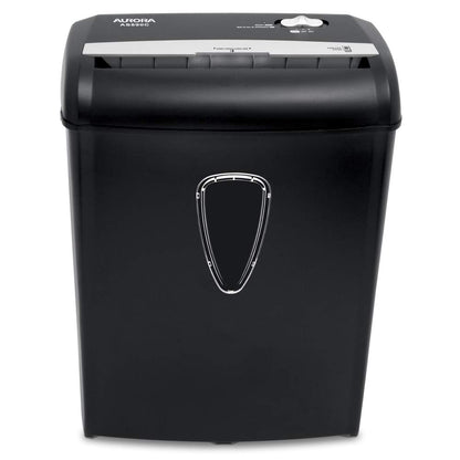 Aurora 8-Sheet Cross-Cut Paper Shredder with Basket