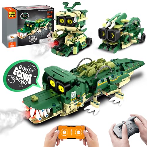513 Piece Remote Control STEM Robot Building Kit