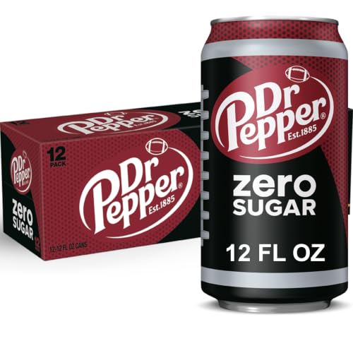 12 Pack Dr Pepper Zero Sugar Soda Cans