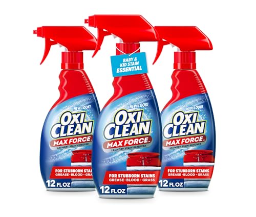 3 Pack OxiClean Max Force Laundry Stain Spray
