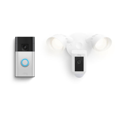 Ring Floodlight Cam Wired Doorbell