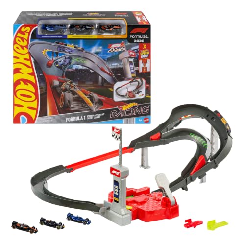 Hot Wheels Sprint Race Circuit Track Set with Cars