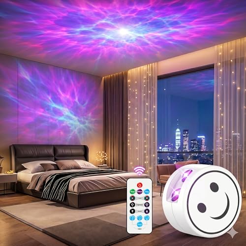 Galaxy Star Projector Night Light with Remote Timer