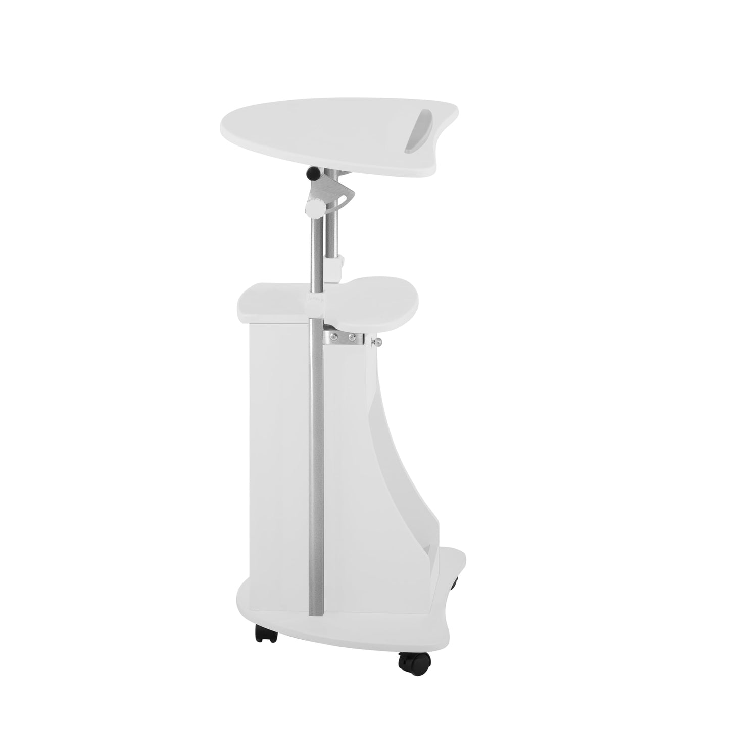 Adjustable Height Rolling Laptop Cart by Techni Mobili
