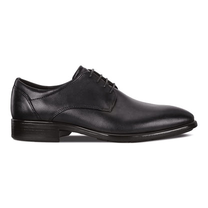 ECCO Men's CITYTRAY Plain Toe Tie Oxford, BLACK, 10 US medium