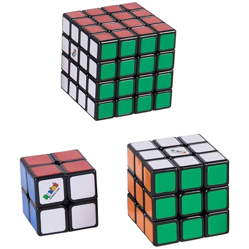 Rubik's Cube Trio Bundle 2x2 3x3 4x4 Set