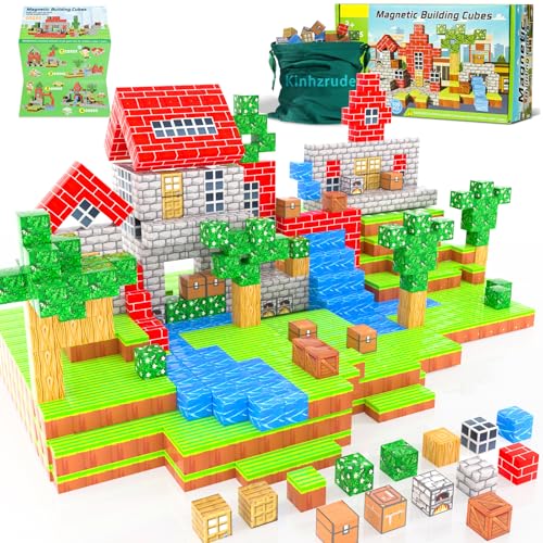 100 Piece Magnetic Building Blocks STEM Toy Set