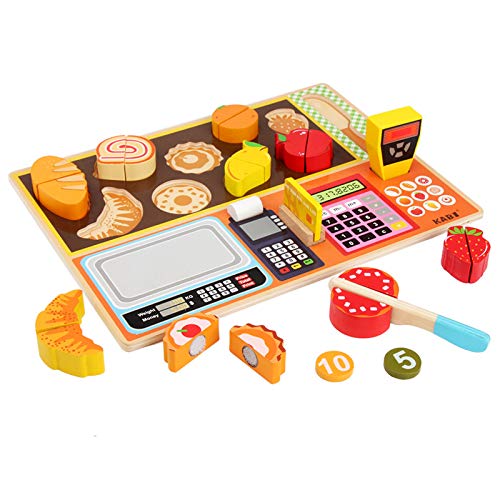 Wooden Play Food Set for Toddlers - VIESMUMU