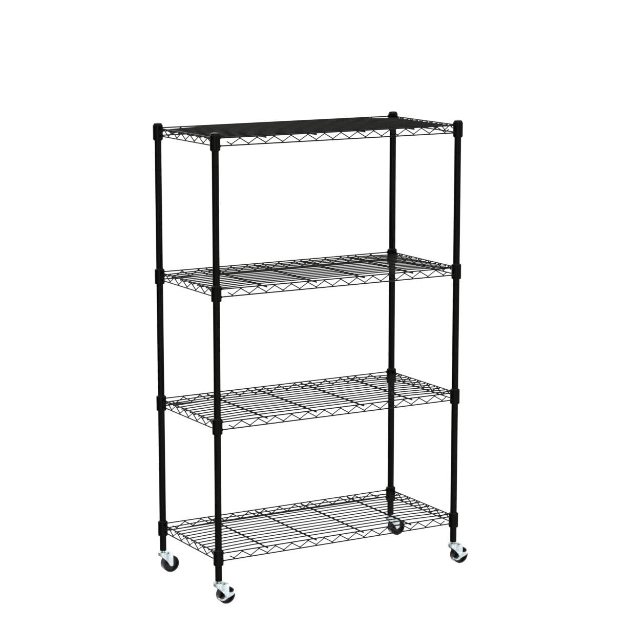 4-Shelf Storage Unit on Wheels by Catalina Creations