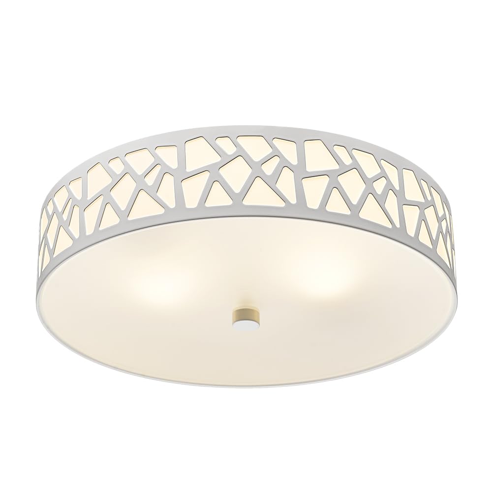 VICNIE 2-Light Modern Ceiling Flush Mount Fixture