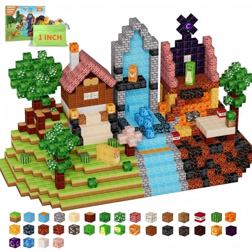 200 Piece Magnetic Building Blocks STEM Cube Set