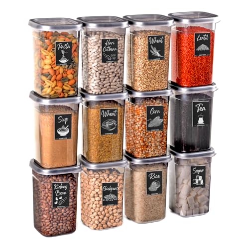 12 Piece Airtight 40oz Food Storage Containers Set
