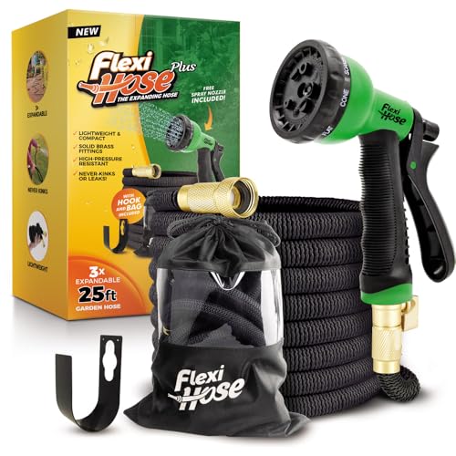 25 ft Flexi Hose Expandable No-Kink Garden Hose