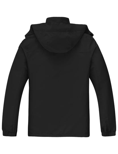 ELLWSOS Men's Lightweight Waterproof Rain Jacket
