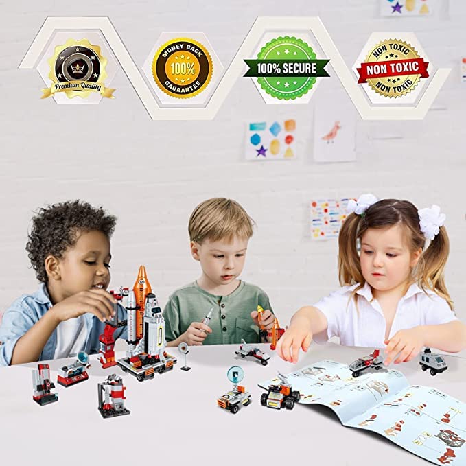 STEM Space Shuttle Building Kit for Kids 6-12