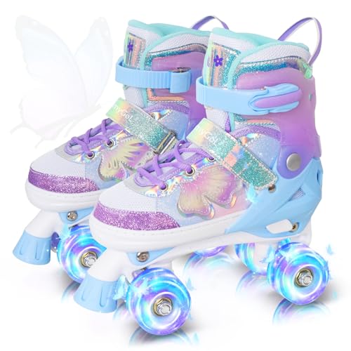 Adjustable Kids Light Up Roller Skates