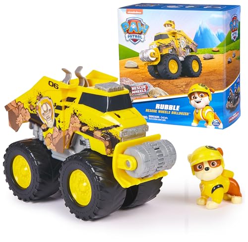Paw Patrol Rubble’s Bulldozer Toy Truck with Figure