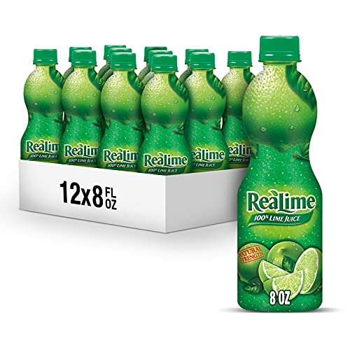 12 Pack ReaLime 100% Lime Juice Bottles (OU)
