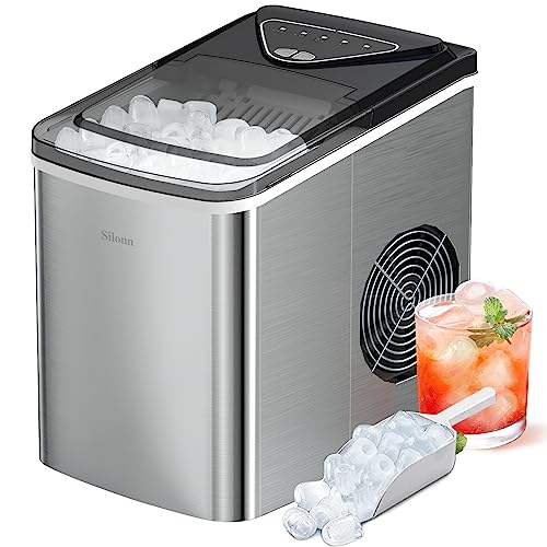 Silonn Countertop Self-Cleaning Ice Maker Machine