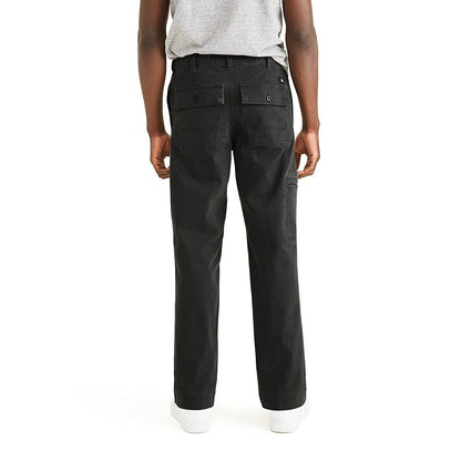 Dockers Men's Go-to Cargo Straight Fit Smart 360 Flex Pants (Standard and Big & Tall), Steelhead, 30W x 30L
