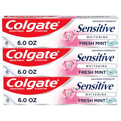 3 Pack Colgate Whitening Toothpaste Sensitive Enamel Repair