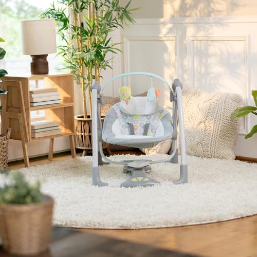 Ingenuity 5-Speed Portable Baby Swing with Toys