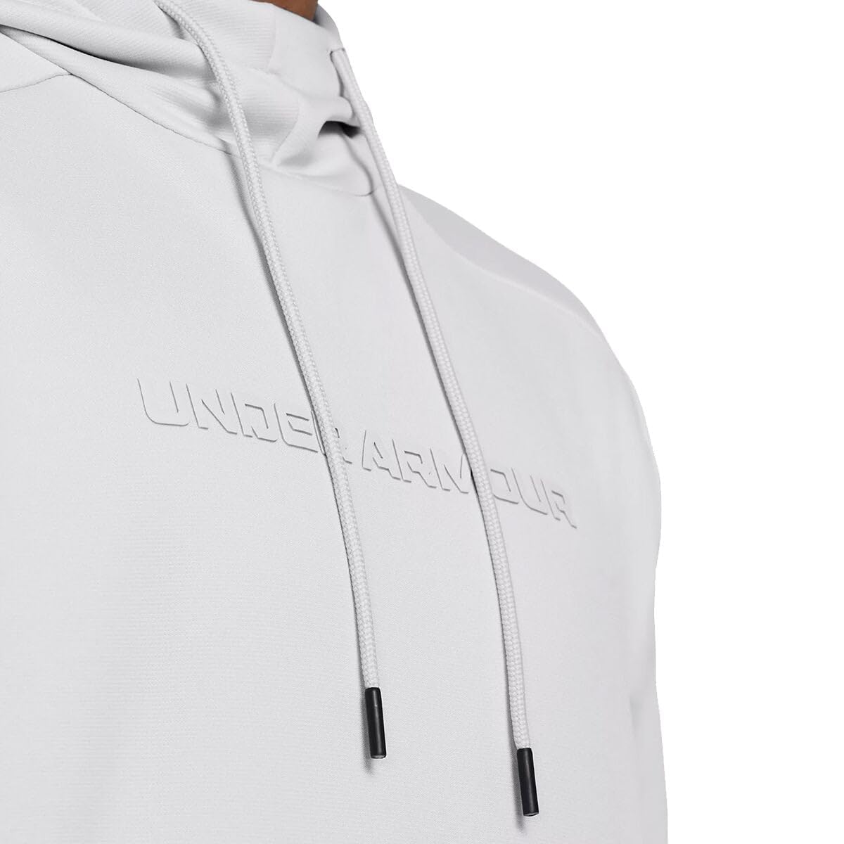 Under Armour mens Armour Fleece Graphic Hoodie, (014) Halo Gray / / Halo Gray, Large
