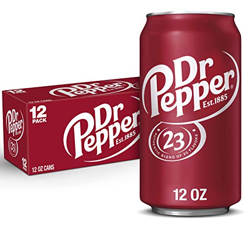 Dr Pepper 12 fl oz Soda Cans, 12 Pack