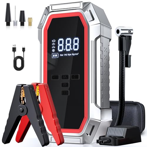 5000A Jump Starter with Air Compressor
